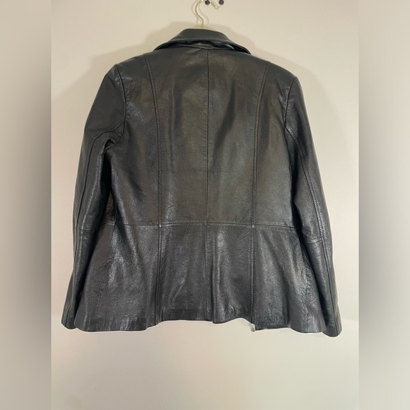 Wilson's Leather Pelle Studio Sz M Woman's Leather Jacket W/ Thinsulate - Picture 7 of 8